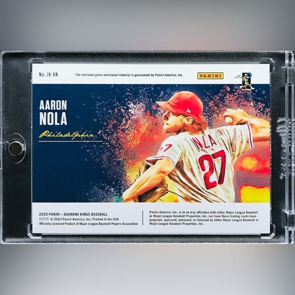 Aaron Nola - 2020 Diamond Kings Jersey Kings #JK-AN - Picture 2 of 2